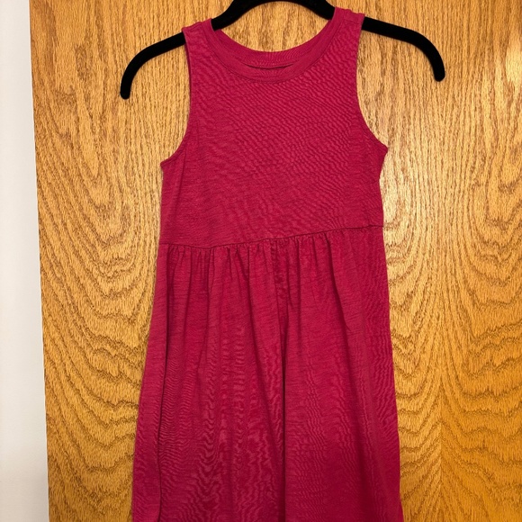 Old Navy Girls Raspberry Sleeveless Jersey Dress – Size M (8) - Picture 1 of 4